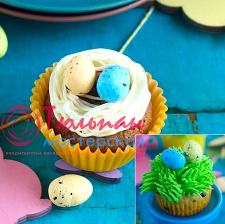 Насадка Травка №70 | L размер (Russian Grass Nozzle #70 | L size | By Tulip Workshop)