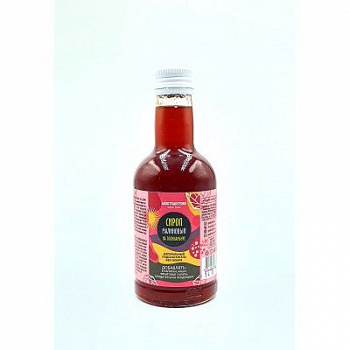 Сироп малиновый 340 г, без сахара на соке топинамбура