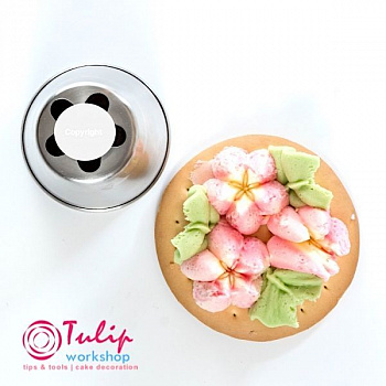 Насадка Малазийский Цветок №203 Большая Звезда (XL размер) - Russian Flower Nozzle # 203 - Blossom - XL size