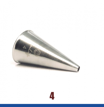 Кондитерская насадка трубочка №4 Tulip™ | Ø 2.4 мм