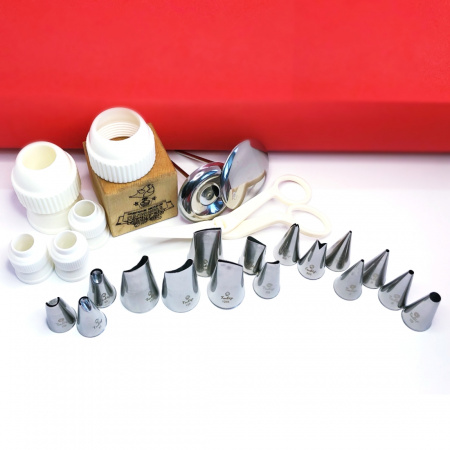 Набор (средний) кондитерских инструментов 24 шт | МК Кремовая Флористика от Малиновки