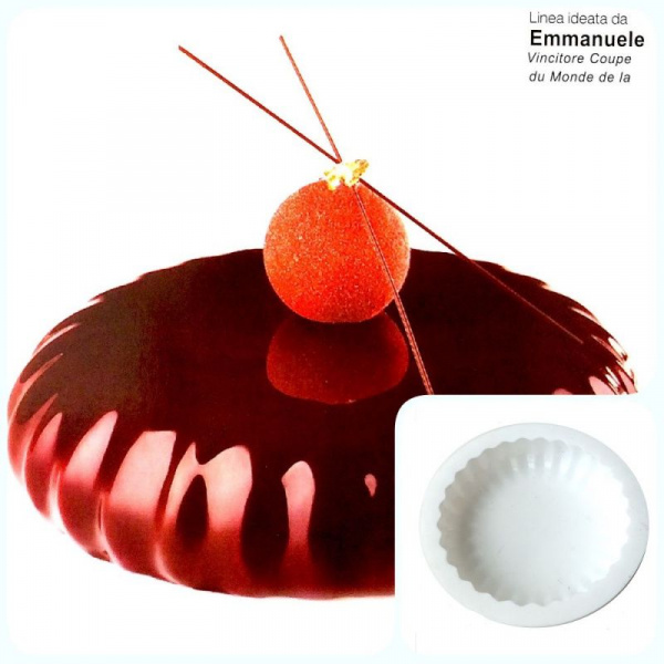 Силиконовая форма 3D для муссового торта | Плизе ∅180 мм