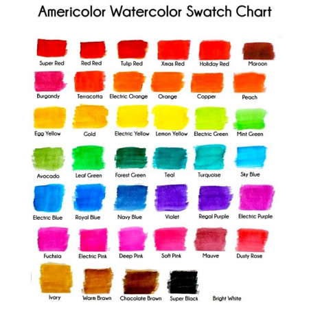 Красители гелевые Америколор Серая палитра 21 г. | Gray