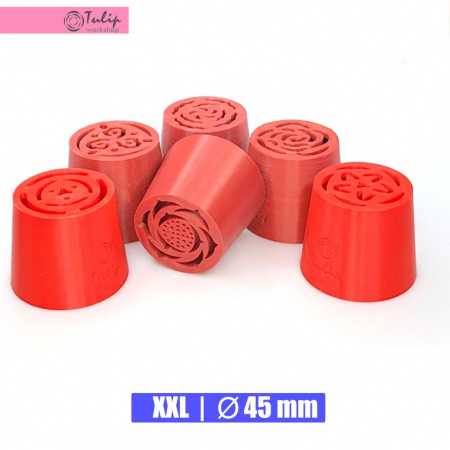 Насадка для зефира XXL Тюльпан Звезда №323 (PLA пластик)