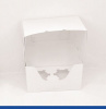 Коробка для 2-х капкейков 16•10•10 см Белая с Окном (сборная) | упак. 5-50 шт