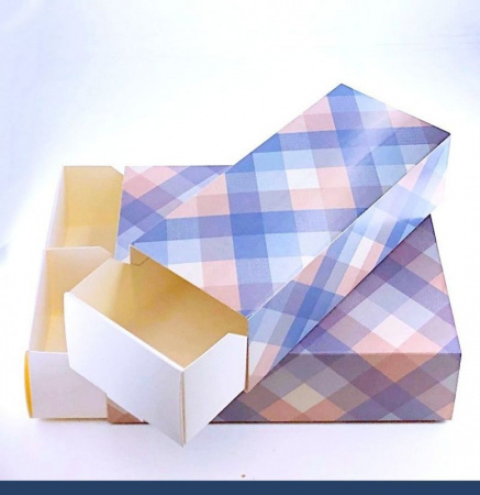 Кондитерская упаковка-пенал 18•15•5 см (2 секции/3 части) упак. 5-25 шт | КЛТ