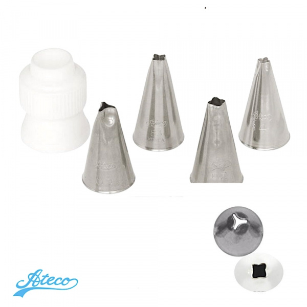 Кондитерские насадки №82, 83, 84, 85 Ateco | мини насадки