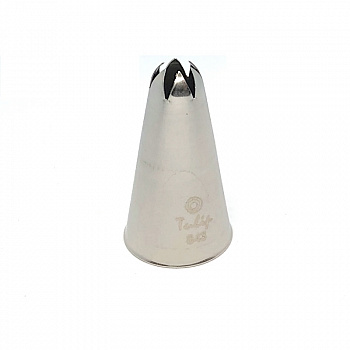 Кондитерская насадка закрытая звезда №843 Tulip™ (diam.5 mm; 6лучей)