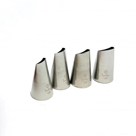 Кондитерская насадка 121 Tulip прорезь 14 мм, лепесток розы изогнутый
