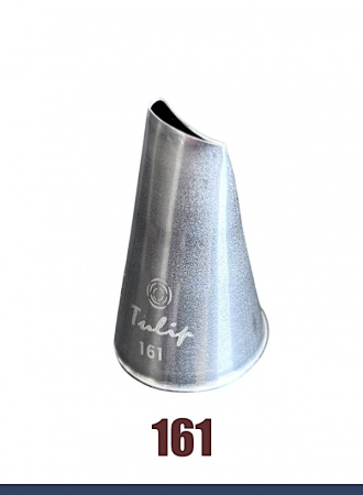 Кондитерская насадка 161 Tulip, Корея, прорезь 9 мм лепесток изогнутый левый