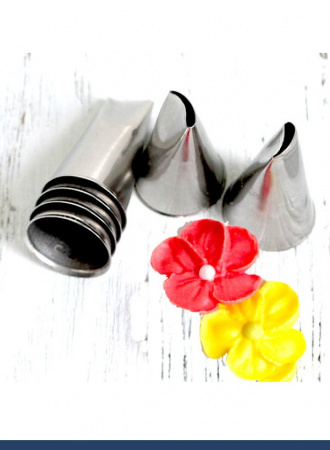 Кондитерская насадка 59 Tulip, Корея, прорезь 7.1 мм лепесток изогнутый