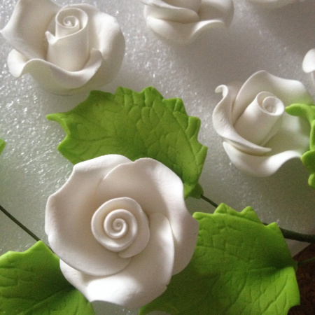 Сахарная Мастика Белая для обтяжки, лепки, универсальная 1 кг Soft