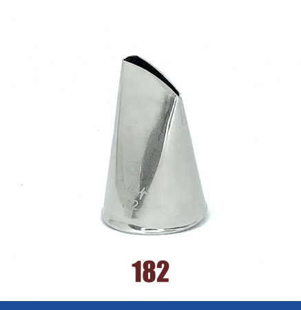 Кондитерская насадка 182 Tulip, Корея, прямой лепесток с округлой прорезью 16 мм